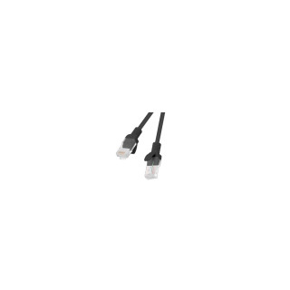 LATIGUILLO DE RED LANBERG RJ45 UTP CAT 6 0.50M NEGRO PCU6-10CC-0050-BK