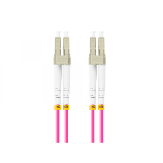 Lanberg FO-LULU-MD41-0050-VT cable de fibra optica 5 m LC/UPC OM4 Violeta