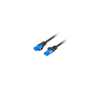 Lanberg PCF6A-10CC-0300-BK cable de red Negro 3 m Cat6a S/FTP (S-STP)