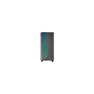 Mars Gaming MC-VOLT, Caja Gaming ATX, Ventilador ARGB 120mm, Rejilla Frontal ARGB, Ventana Lateral Completa Cristal...