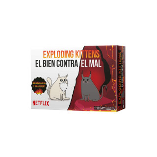 Asmodee Exploding Kittens EKIEK12ES juego de tablero Exploding Kittens El bien contra el mal 15 min Juego De Cartas...