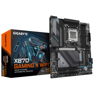 GIGABYTE X870 GAMING X WIFI7 Placa Base - Compatible con CPUs AMD Ryzen 9000, 16+2+2 fases VRM, hasta 8000MHz DDR5...