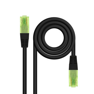 Nanocable Cable de Red Latiguillo RJ45 CAT.6 UTP AWG26 CCA, Negro, 20 m