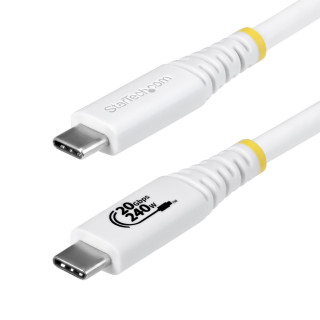 StarTech.com Cable USB4 2m - Cable USB-C Certificado USB-IF - 20Gbps - PD 240W EPR - 4K120 - DP 2.1 - Cable USB Tipo C