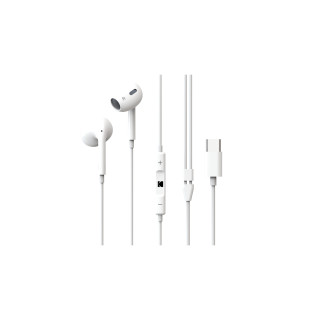 Kodak 887930425741 auricular y casco Auriculares Dentro de oído Llamadas/Música Blanco