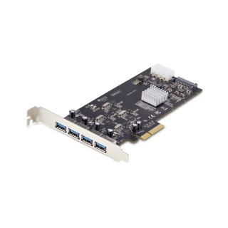 StarTech.com Tarjeta PCI Express de 4 Puertos USB-A - Tarjeta PCIe USB 3.2 de 5Gbps - 4 Controladores USB...