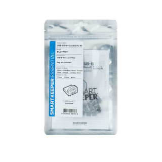 Smartkeeper BL04P1GY bloqueador de puerto USB Tipo B Gris Plástico 10 pieza(s)