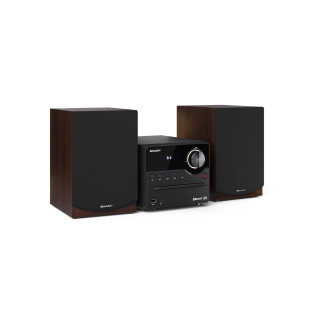 Sharp XL-B512(BR) sistema de audio para el hogar Microcadena de música para uso doméstico 45 W Marrón
