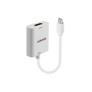 Lindy 41069 adaptador de cable de vídeo Mini DisplayPort HDMI tipo A (Estándar) Blanco