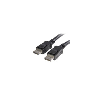 StarTech.com Cable de 50cm DisplayPort con Cierre de Seguridad - 2x Macho DP 1.2 4k negro