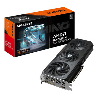 GIGABYTE Radeon RX 9060 XT GAMING OC 16G Tarjeta Gráfica - 16GB GDDR6, 128bit, PCI-E 5.0, 3320 MHz Frecuencia del...