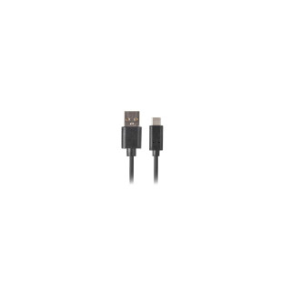 CABLE LANBERG USB-A A USB TIPO-C QC 3.0 1.8M NEGRO CA-USBO-20CU-0018-BK