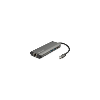 StarTech.com Adaptador Multipuertos USB-C - Docking Station USB Tipo C a HDMI 4K - Hub Ladrón USB 3.0 2 Puertos - SDHC