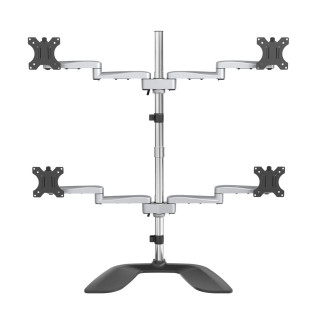 StarTech.com Base Soporte de Escritorio para 4 Monitores - Articulado - En Acero y Aluminio