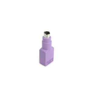 StarTech.com Adaptador Teclado USB tipo A Hembra a conector PS/2 Macho MiniDIN Violeta