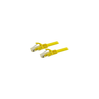 StarTech.com Cable de red Cat6 Ethernet RJ45 sin Enganches UTP 24AWG - 1.5m Amarillo