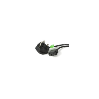 StarTech.com PXT101UK3M Cable de Alimentación Corriente de 3m para Ordenador C13 a Enchufe Británico Clavija Inglesa -