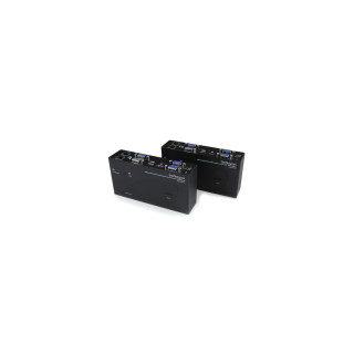 StarTech.com Extensor de Consola KVM por Cat 5 Ethernet (200m) con USB y Vídeo VGA Doble - Negro