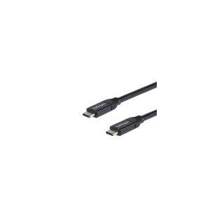 StarTech.com Cable de 1m USB-C a USB-C Macho a Macho con capacidad para Entrega de Alimentación de 5A - Cable de Carga