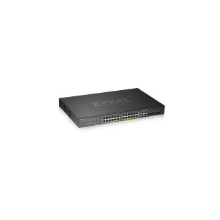 ZYXEL Gestionado Gigabit Ethernet (10/100/1000) Energía sobre Ethernet (PoE) Negro