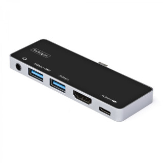 StarTech.com Adaptador Multipuertos USB C a HDMI 2.0 de 4K 60Hz - Entrega de Alimentación PD de 100W Pass Through - Hub