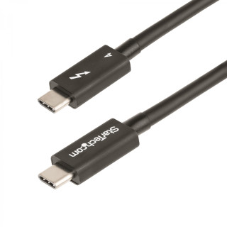 StarTech.com Cable de 0,5m Thunderbolt 4 - 40Gbps - PD 100W - Vídeo 4K/8K - Cable Thunderbolt 4 con Certificación Intel