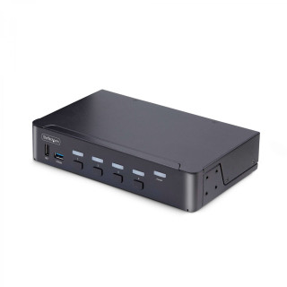 StarTech.com Switch Conmutador KVM DisplayPort de 4 Puertos - 8K60/4K144 - para Un Monitor - DP 1.4 - 2x USB 3.0 - 4x...