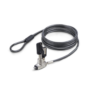 StarTech.com Cable de Seguridad Delgado para Portátil Compatible con Noble Wedge® de 1,5m - Cable Antirrobo para...