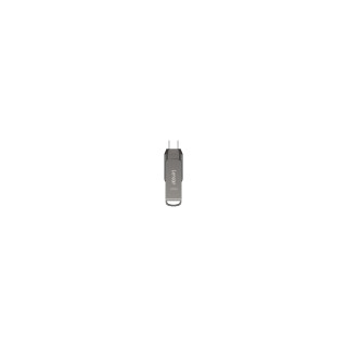 Lexar JumpDrive LJDD400128G-BNQNG unidad flash USB 128 GB USB Tipo C 3.2 Gen 1 (3.1 Gen 1) Gris