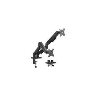 iggual SPMP02-A Soporte pinza 2 monitores 17-34" pro