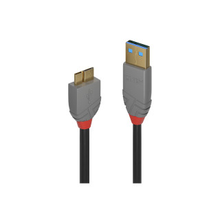 Lindy 36767 cable USB USB 3.2 Gen 1 (3.1 Gen 1) 2 m USB A Micro-USB B 5 Gbit/s Negro