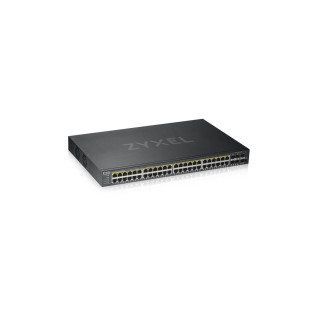ZYXEL Gestionado Gigabit Ethernet (10/100/1000) Energía sobre Ethernet (PoE) Negro