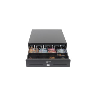 iggual Cajón Portamonedas IRON-XS 33cm 4+8 negro