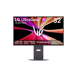 LG 32GX870B-B.AEU pantalla para PC 81,3 cm (32") 3840 x 2160 Pixeles 4K Ultra HD OLED Negro