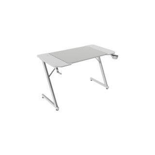 Mars Gaming MGD-X120, Mesa Gaming Ergonómica, Superficie en Fibra de Carbono, Estructura Metálica, Alfombrilla XXL,...