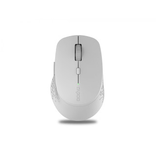 RAPOO Ratón Inalámbrico M300, Silencioso, Multimodo, Diseño ergonómico, Batería duradera, Color gris