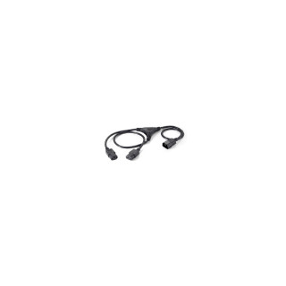 Equip 112210 cable de alimentación Negro 1,6 m C14 acoplador Acoplador C13 2 x