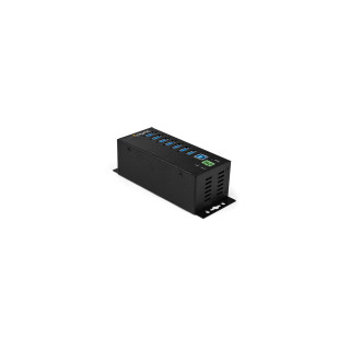 StarTech.com Hub Concentrador Ladrón USB 3.0 de 7 Puertos con Adaptador de Alimentación Externo con Protección ESD de...