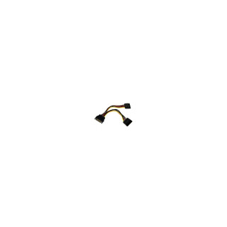 StarTech.com Cable Adaptador Bifurcador Divisor Splitter de Alimentación SATA de 0,15m - 2x Hembra