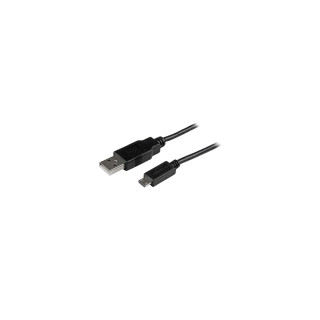 StarTech.com Cable Largo de Carga y Sincronización USB 2.0 Tipo-A macho a Micro USB B macho de 3m - 24AWG negro