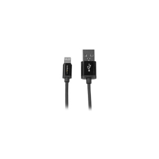 StarTech.com Cable 1m Lightning 8 Pin a USB 2.0 para Apple iPod iPhone iPad - Negro
