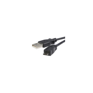 StarTech.com Cable Adaptador de 2m USB A Macho a Micro USB B Macho para Teléfono Móvil Carga y Datos - Negro
