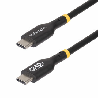 StarTech.com Cable de Carga USB-C de 2m - Cable USB Tipo C - Certificación USB-IF - PD de 240W EPR - Cable USB 2.0...