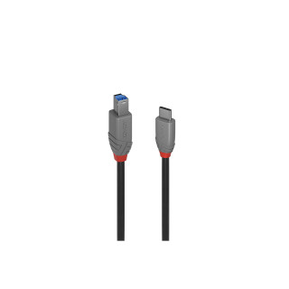 Lindy 36665 cable USB USB 3.2 Gen 1 (3.1 Gen 1) 0,5 m USB C USB B Negro