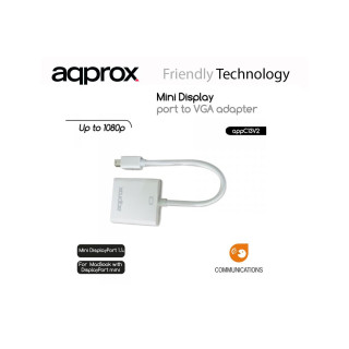 ADAPTADOR MINI DISPLAY PORT A VGA APPROX APPC13V2