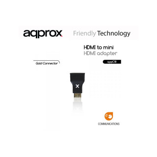 ADAPTADOR HDMI H A MINI HDMI M APPROX APPC18