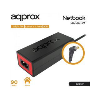 CARGADOR PORTATIL APPROX ESPECIFICO ACER 90W 5.5 x 1.7 mm APPA07