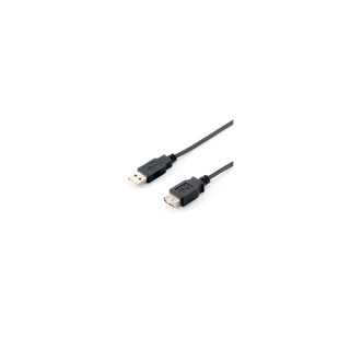 CABLE USB A M A USB A H 1.8MT EQUIP NEGRO 128850