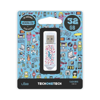 MEMORIA USB 2.0 TECH ONE TECH 32GB MUSIC DREAM TEC4003-32