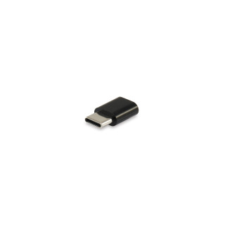 ADAPTADOR EQUIP USB-C MACHO A MICRO USB HEMBRA NEGRO 133472